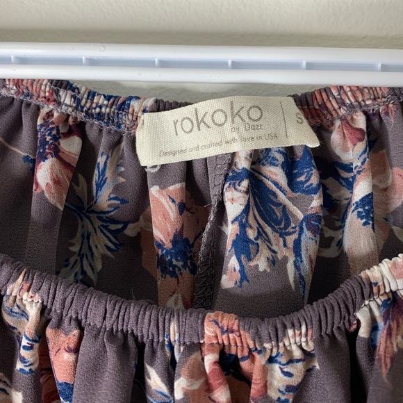 Rokoko by Dazz purple crop top - Picture 4 of 7